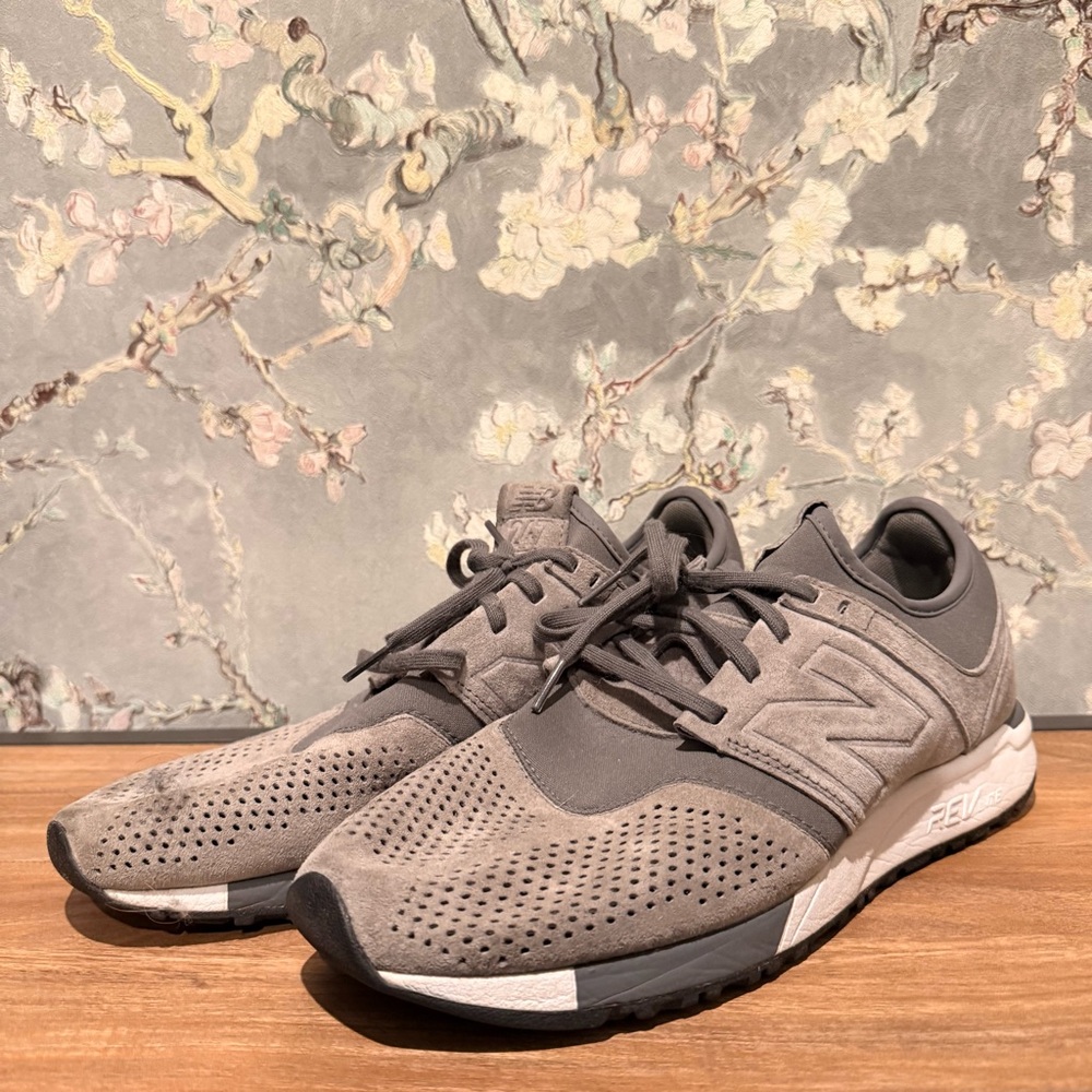 New Balance Rev Lite Men's Taupe and Gray Sneakers
